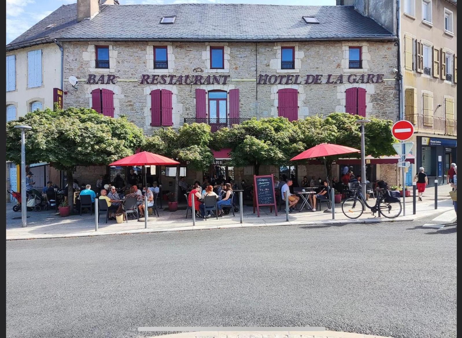 Hotel De La Gare Severac-d'Aveyron Bagian luar foto