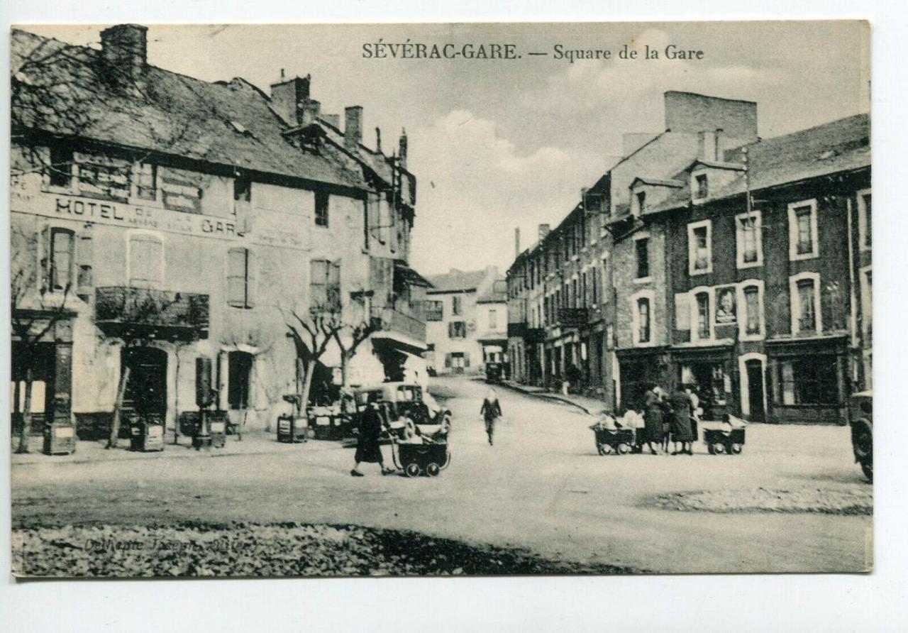 Hotel De La Gare Severac-d'Aveyron Bagian luar foto